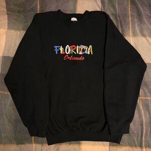XL Embroidered FLORIDA Crewneck